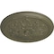 Ekena Millwork Luton Ceiling Medallion (Fits Canopies up to 3 1/2"), Hand-Painted Spartan Stone, 21"OD x 2"P CM21LUSSF - alternate 5